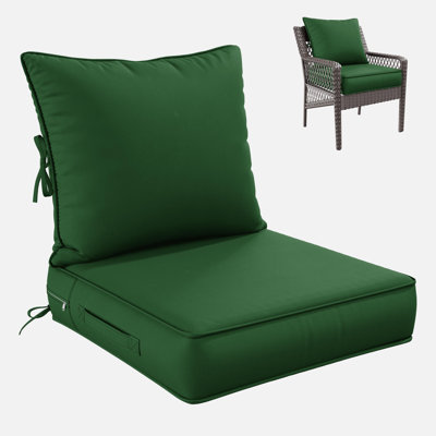 Outdoor Deep Seating Cushion Set Indoor And Outdoor Seat / Back Cushion, Available In 4 Sizes