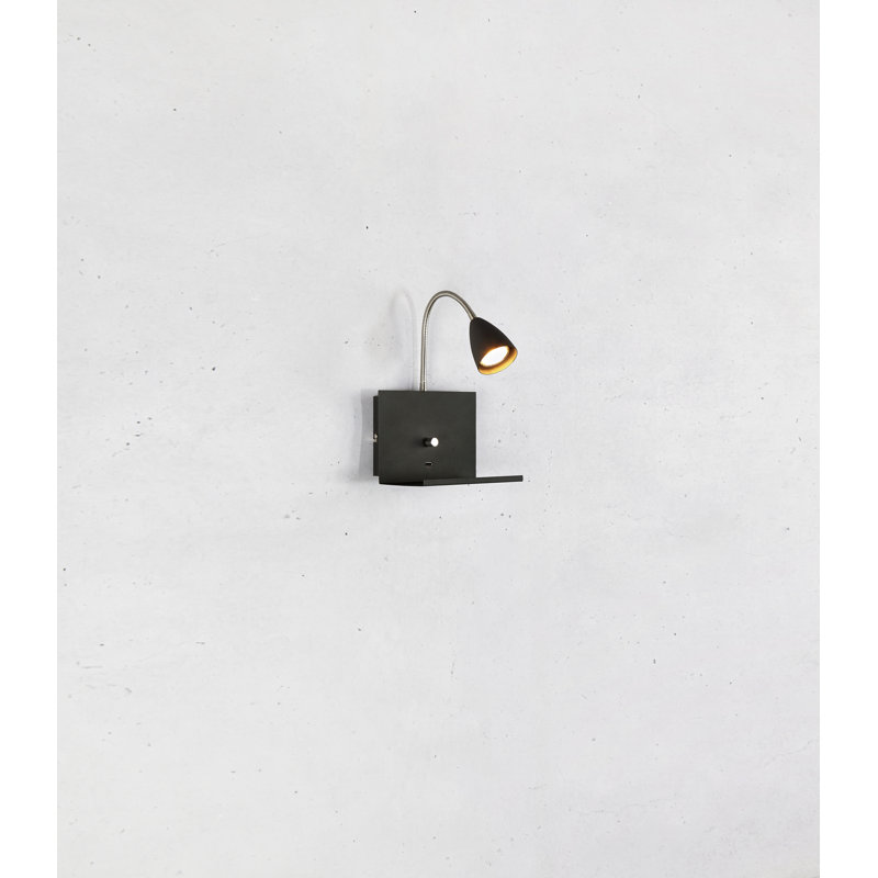Daine Plug-in Spotlight, Black