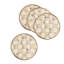 Mocha Check Appetizer Plates