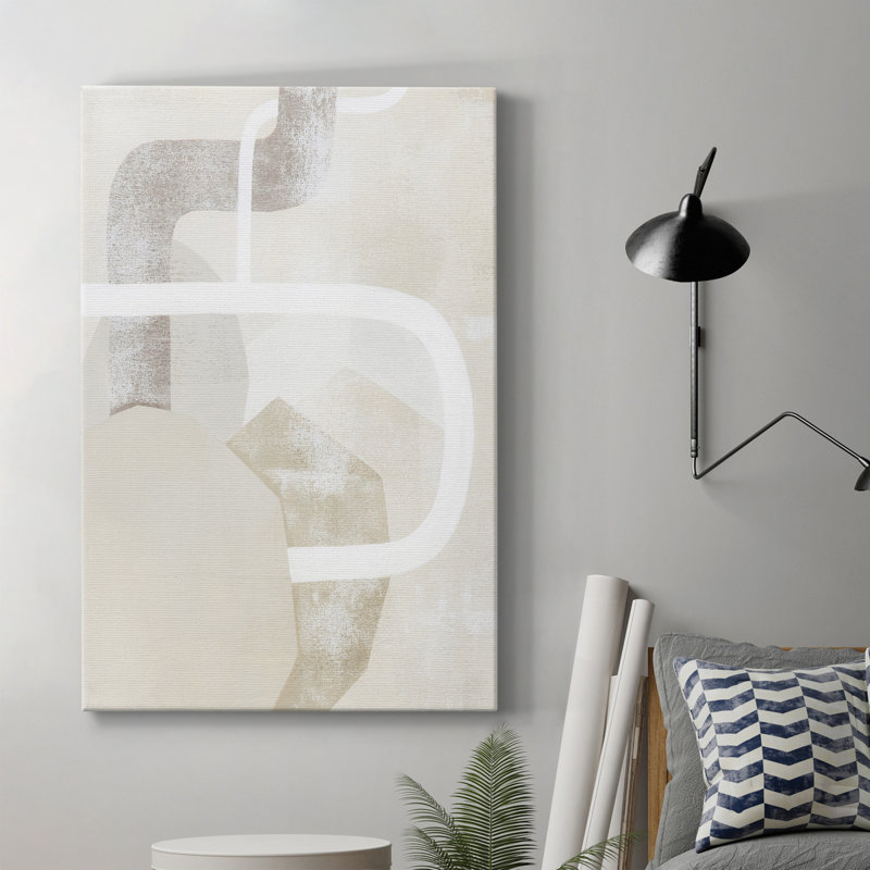 Quiet Affection I, toile tendue avec châssis de qualité supérieure - prête à être accrochée, H 27 po x l 18 po x P 1 po