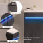 30" Bathroom Vanity with Sink, Radar Sensing Light, Large Storage Space and Metal legs, Wall Mounted Bathroom Vanity Sink