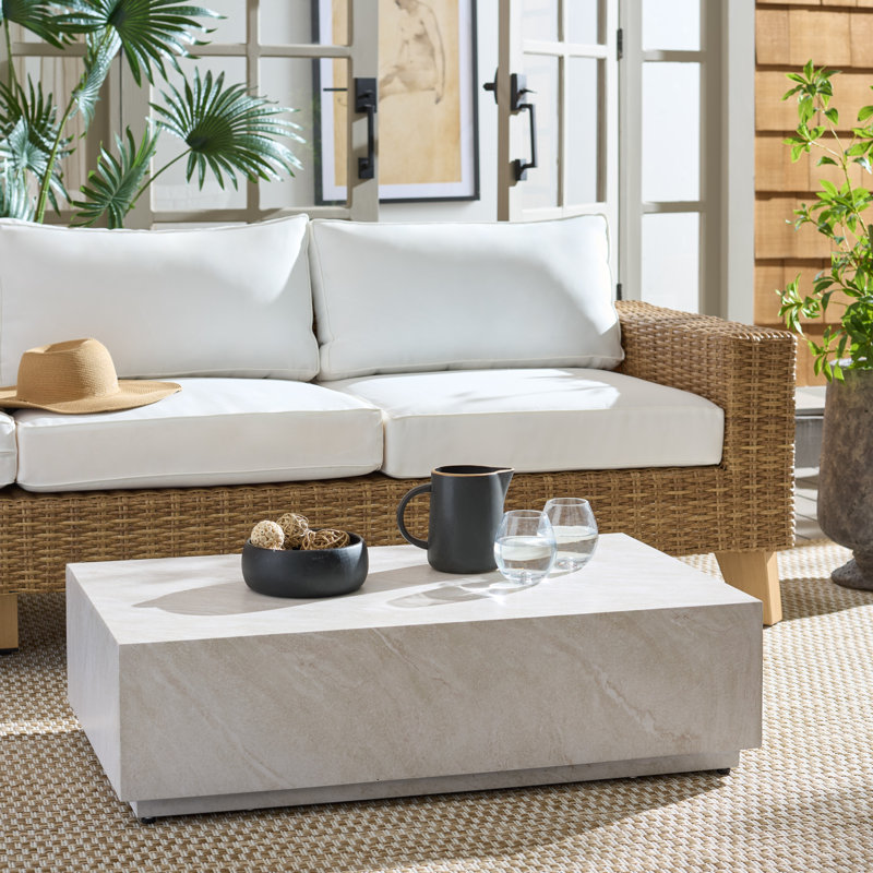 Aurielle Rectangle Coffee Table, Smoke