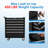Auto-Lock Metal Rolling Tool Chest - Heavy Duty 6-Drawer Storage Cabinet with Sliding Drawers & Lockable Wheels, Multi-Purpose Garage Organizer Cart (Black)-1996814377