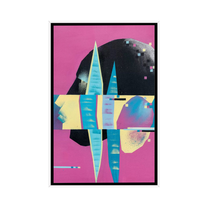 Future Present II by VCalvento - Print on Canvas, 101.6 cm H x 66.04 cm W, White Framed