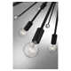 24 Light Metal Dimmable Sputnik Chandelier