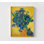 «Flower Vase», reproduction d'art encadrée, Vincent Van Gogh, iris, bleu, jaune, bouquet floral, nature morte, printemps, botanique