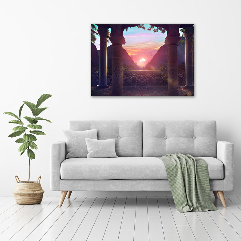 Architecture East - Wrapped Canvas Print