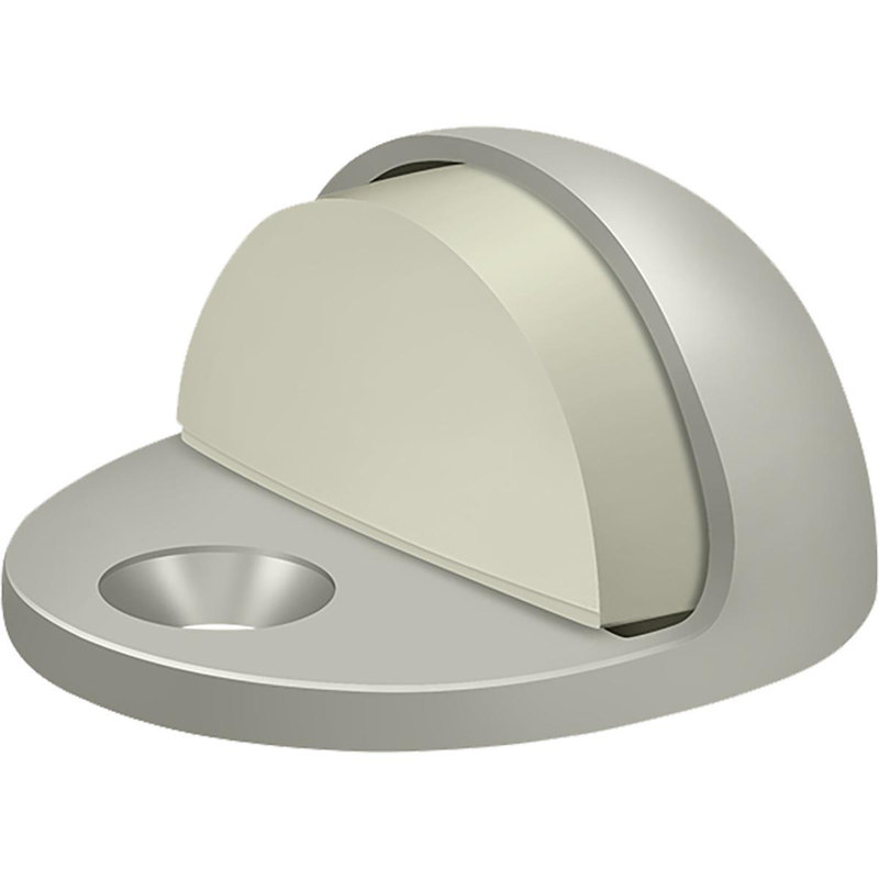 Kick Stop, 34.92" H x 25.4" W x 25.4" D, Brushed Nickel