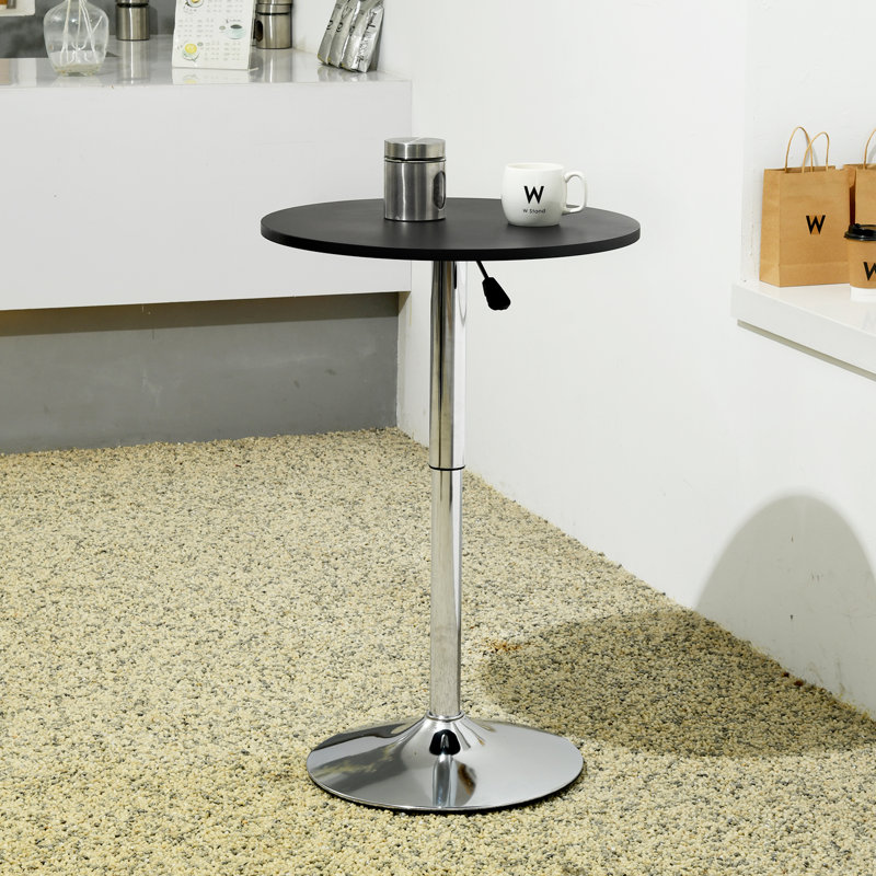 Carletta Round Metal Base Dining Table, White