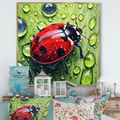 " Red And Black Ladybugs II "