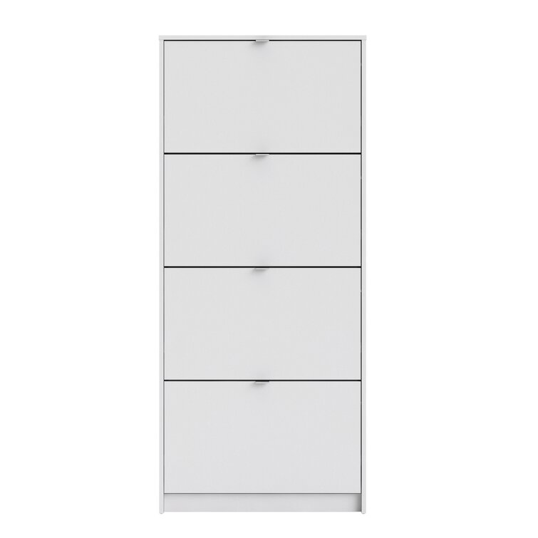 12 Pair Shoe Storage Cabinet Orren Ellis Finish: White