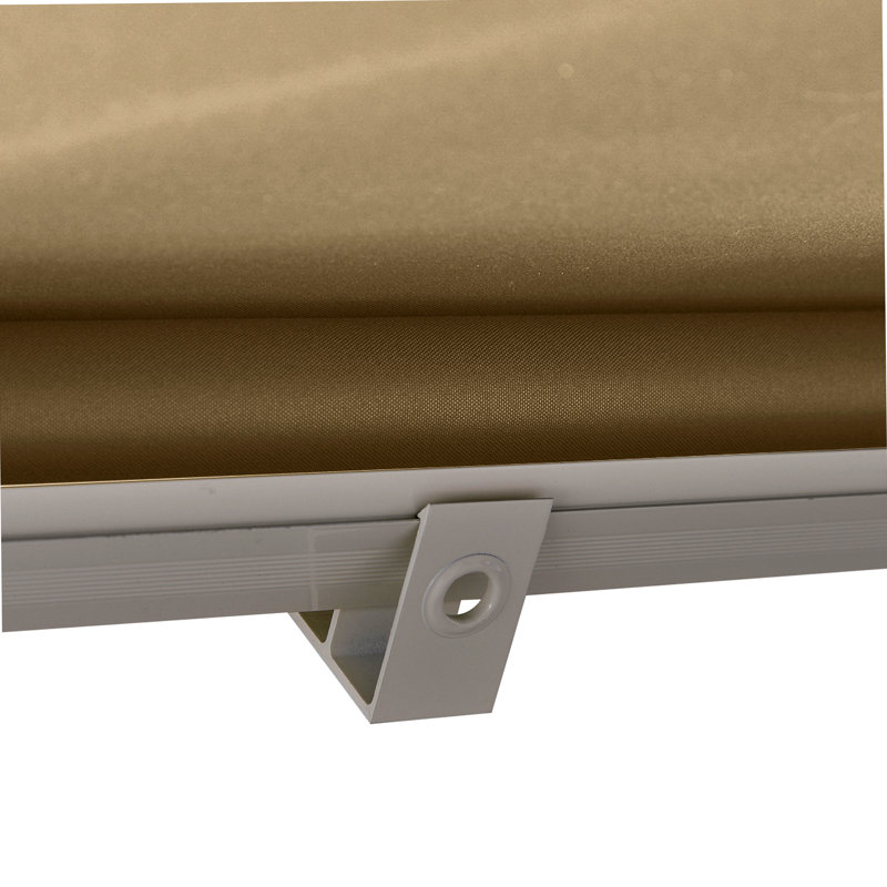 Auvent de patio rétractable polyvalent pour les espaces extérieurs, améliorant le confort et la protection., Brown/White