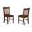 6 Piece Kitchen Table & Chairs Set Contains a Rectangle Dining Room Table with Butterfly Leaf and 4 Dining Chairs with a Bench, Mahogany
