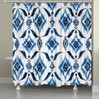 Rideau de douche Indigo Ikat
