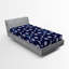 Drap-housse Ambesonne Boho Astrology Sun and Moon Art bleu pâle et indigo-106725059