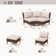 All Weather Wicker/Rattan 9 - Person Seating Group with Cushions