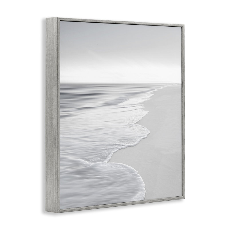 «Foamy Beach Coast», estampe numérique, conception par Maggie Olsen, Estampe numérique Farmhouse, H 30 po x l 24 po