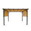 12 pi. L 9 pi. D Pergola en acier avec auvent-97566303