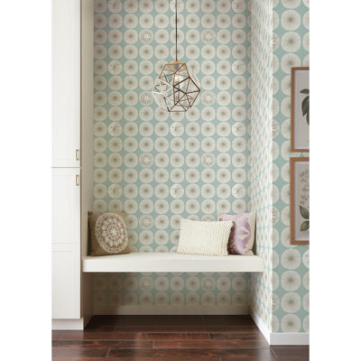 Mid-Century Peel & Stick Geometric Wallpaper