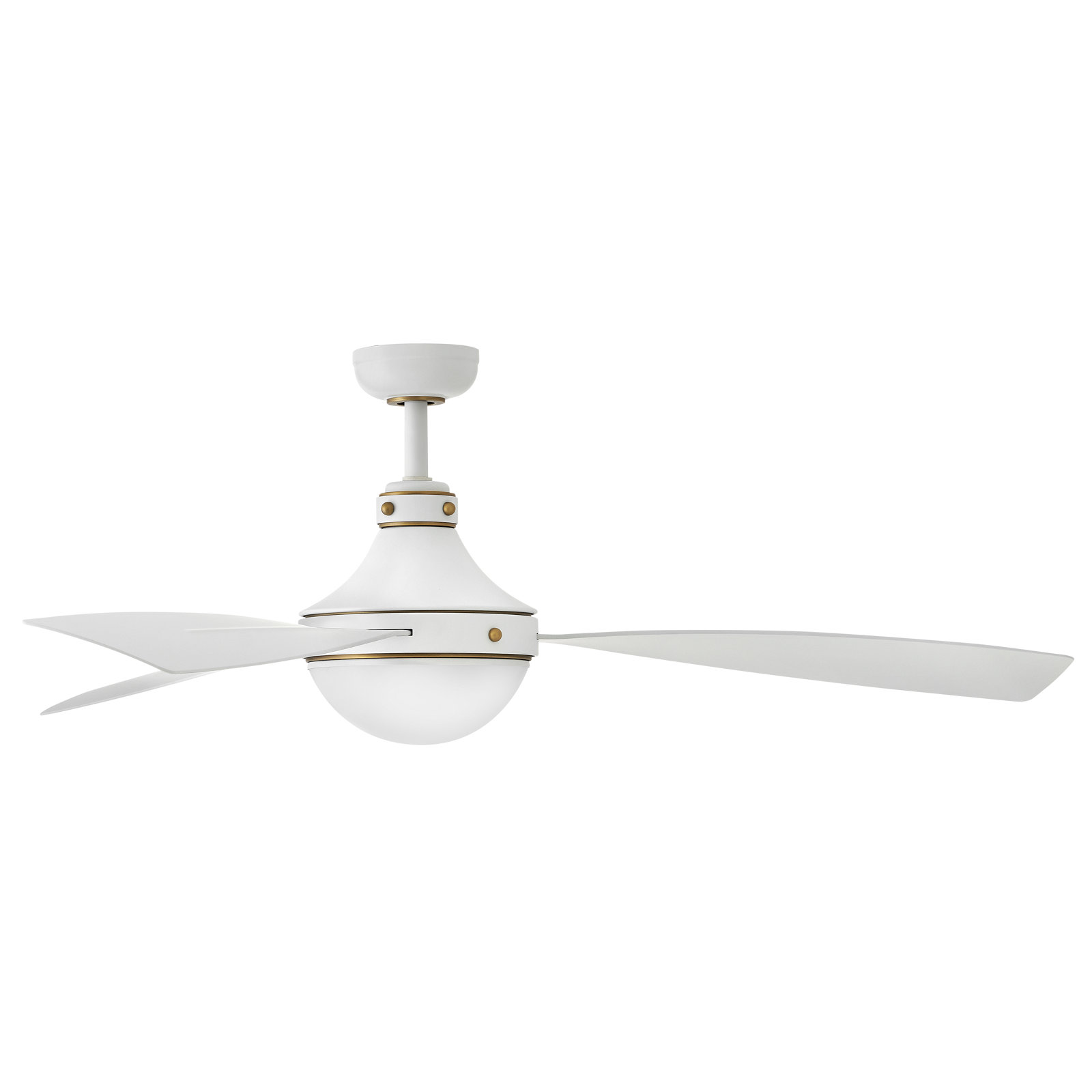 Cascade LED Smart Fan, Matte White