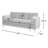 Pera 84'' Velvet Sofa-480022403