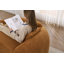 Canapé-lit moderne avec méridienne courbée avec assise profonde et coussin intégré pour le salon ou la chambre à coucher.-325544234