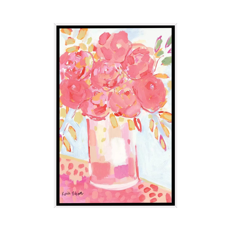 « Watermelon Crush » par Kait Roberts, reproduction d’art, Pas de tapis, Toile blanche encadrée, H 48 po x l 32 po x P 1,5 po
