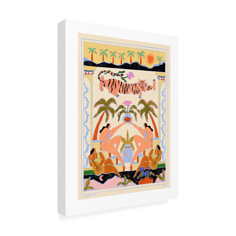 «Tropicana on Art» par Arty Guava, reproduction, H 47 po x l 35 po x P 2 po