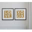 « love xoxo », ensemble de 2 reproductions d’art textuelles encadrées-27610038