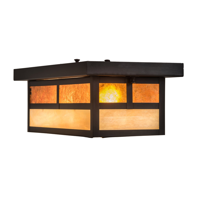 Hyde Park "T" Mission 2 - Light Flush Mount