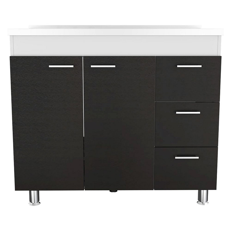 Armoire inférieure à 3 tiroirs et