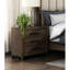 Table de chevet 3 en noyer foncé