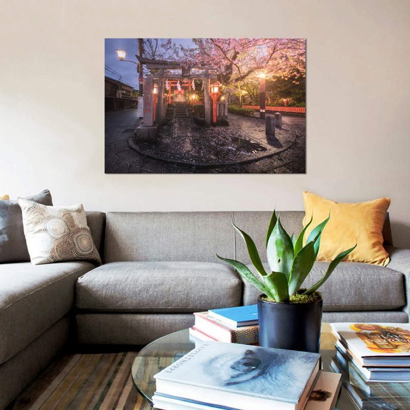 «Spring in Japon XVIII», reproduction de photo sur toile, H 26 po x l 40 po x P 1,5 po, Toile tendue, Pas de tapis