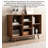 Minimalist Modern Living Room Floor Display Solid Wood Bookshelf-869049441-869049444