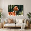 «Dogs Redbone Coonhound», art mural en métal vert-1474723619