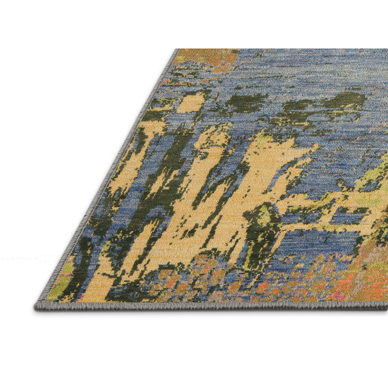 Abstract Indoor Rug, Rectangle 3' x 5'