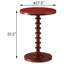 Table d'appoint ronde en bois avec un élégant piédestal en bois robuste-1635975499-1868362709