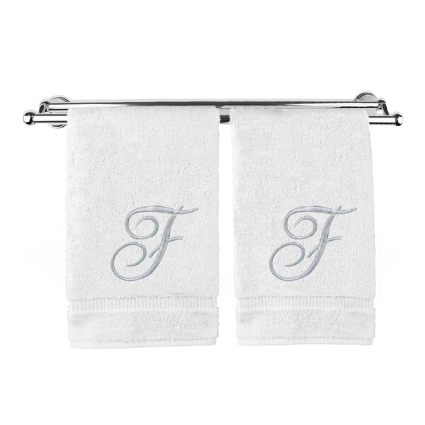 Creative Scents M - Cotton velour monogram towel - Ivory - The