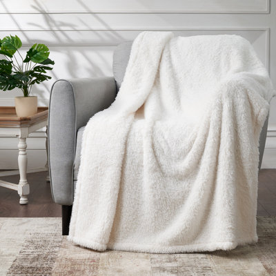 Jeté en sherpa CBCHome Cozy Chenille