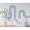 Route vent autocollant mural autoroute vinyle autocollant piste route décoration murale enfants salle de jeux art mural automobile chambre à coucher autocollant 352RS