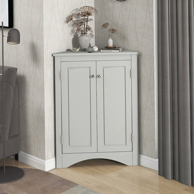 Triangle Storage Cabinet, Separate Bathroom Kitchen Cabinet