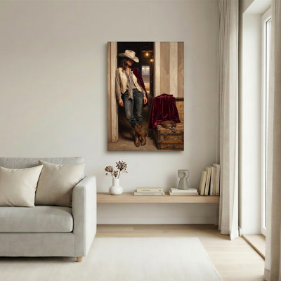 Art mural sur toile Cowboy