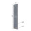 Porte de grange double pliante en bois massif de style K avec ensemble de quincaillerie - Assemblage requis-108658290-101127208
