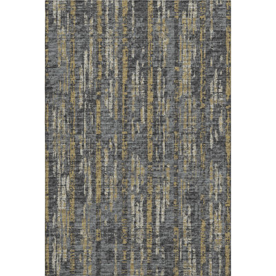Premium Machine Washable Tiream Granite Rug