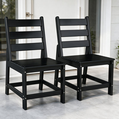 HDPE Patio Chairs Set Of 2
