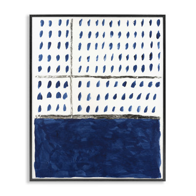 Modern Dot Pattern Framed Giclee Art by Michael Willett