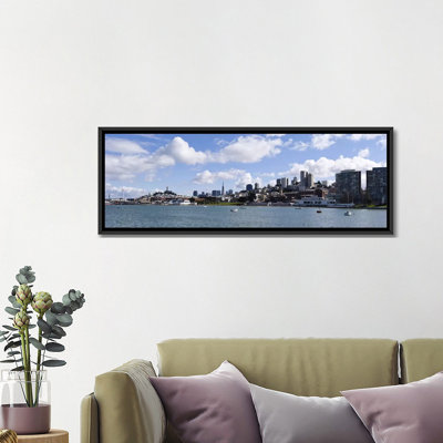 " Distant View Of The Financial District With The Fisherman's Wharf District In The Foreground, San Francisco, California " by Panoramic Images