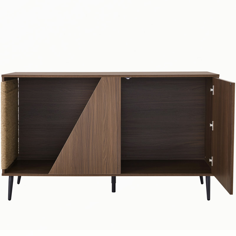 Enceinte moderne 2 en 1 avec litière en sisal