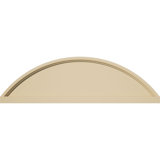 Segment Arch Smooth Signature Urethane Pediment, Primed Tan