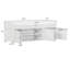 Banc de rangement de style campagnard avec compartiments dissimulés et tablettes réglables-311845749